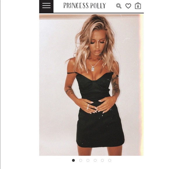 Princess Polly Dresses & Skirts - Novella black mini dress Princess Polly